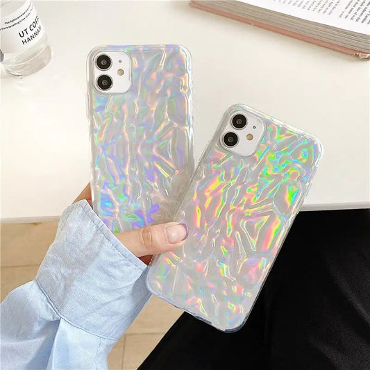 Laser Phone Case Compatible with Apple Devices